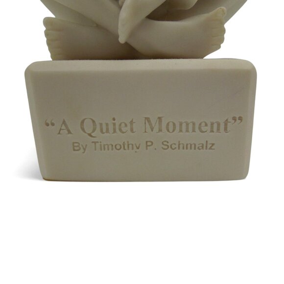 TIMOTHY SCHMALZ Holy Family A Quiet Moment 90s Figurine Canada Vintage 7x5" - Picture 12 of 13